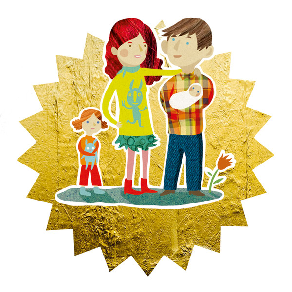 Editorial Illustration ZITTY Familie