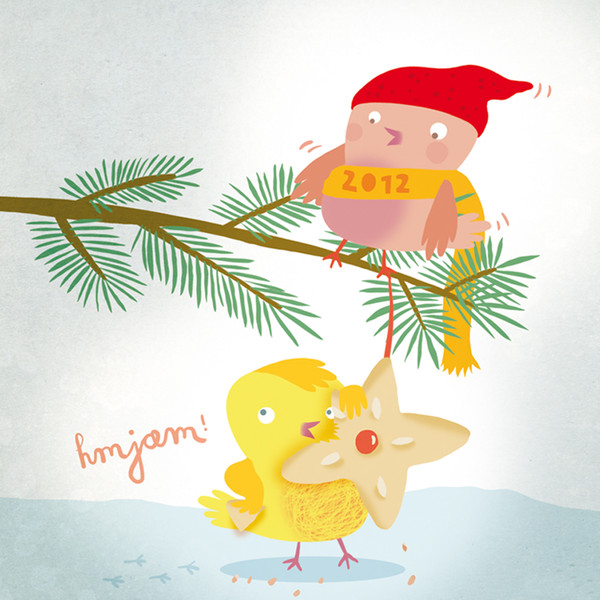 Grußkarte Weihnachten bürgie